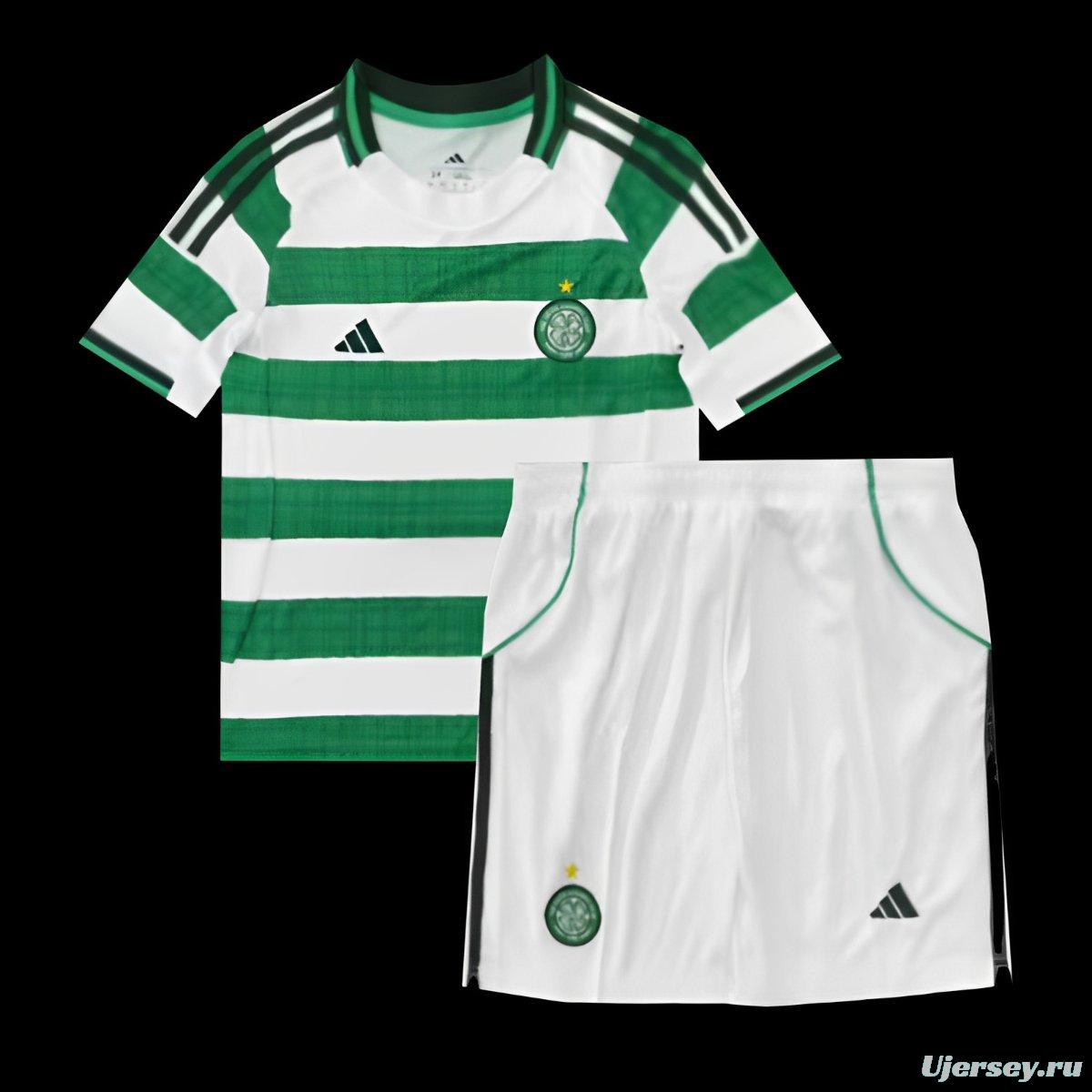 25/26 Kids Celtic Home Jersey