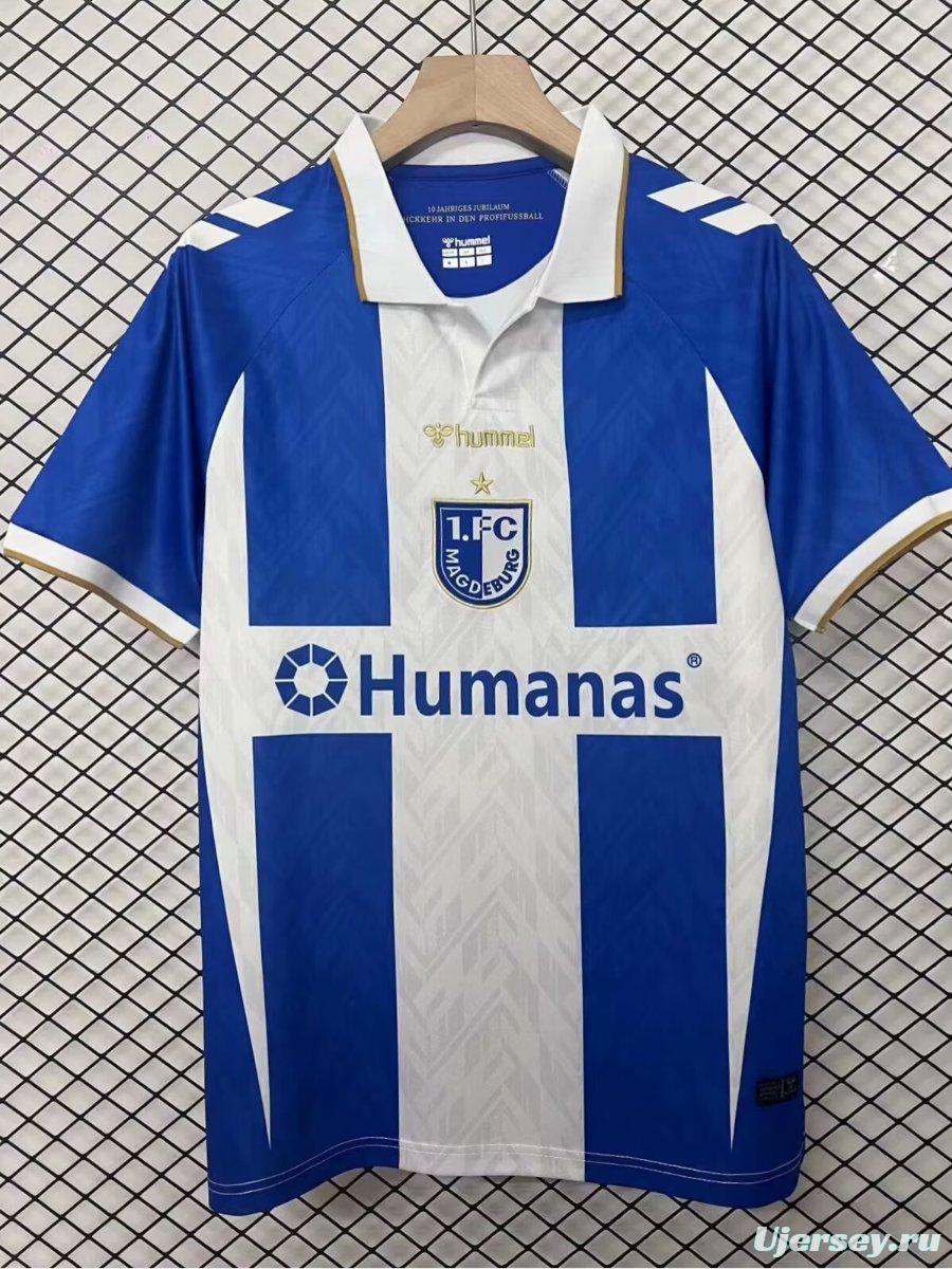 25/26 Magdeburg Home 10Th Anniversary Jersey