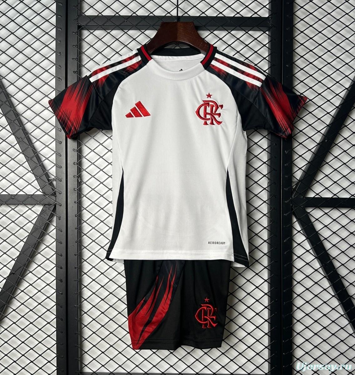 25/26 Kids Flamengo Away Size 16-28 Jersey