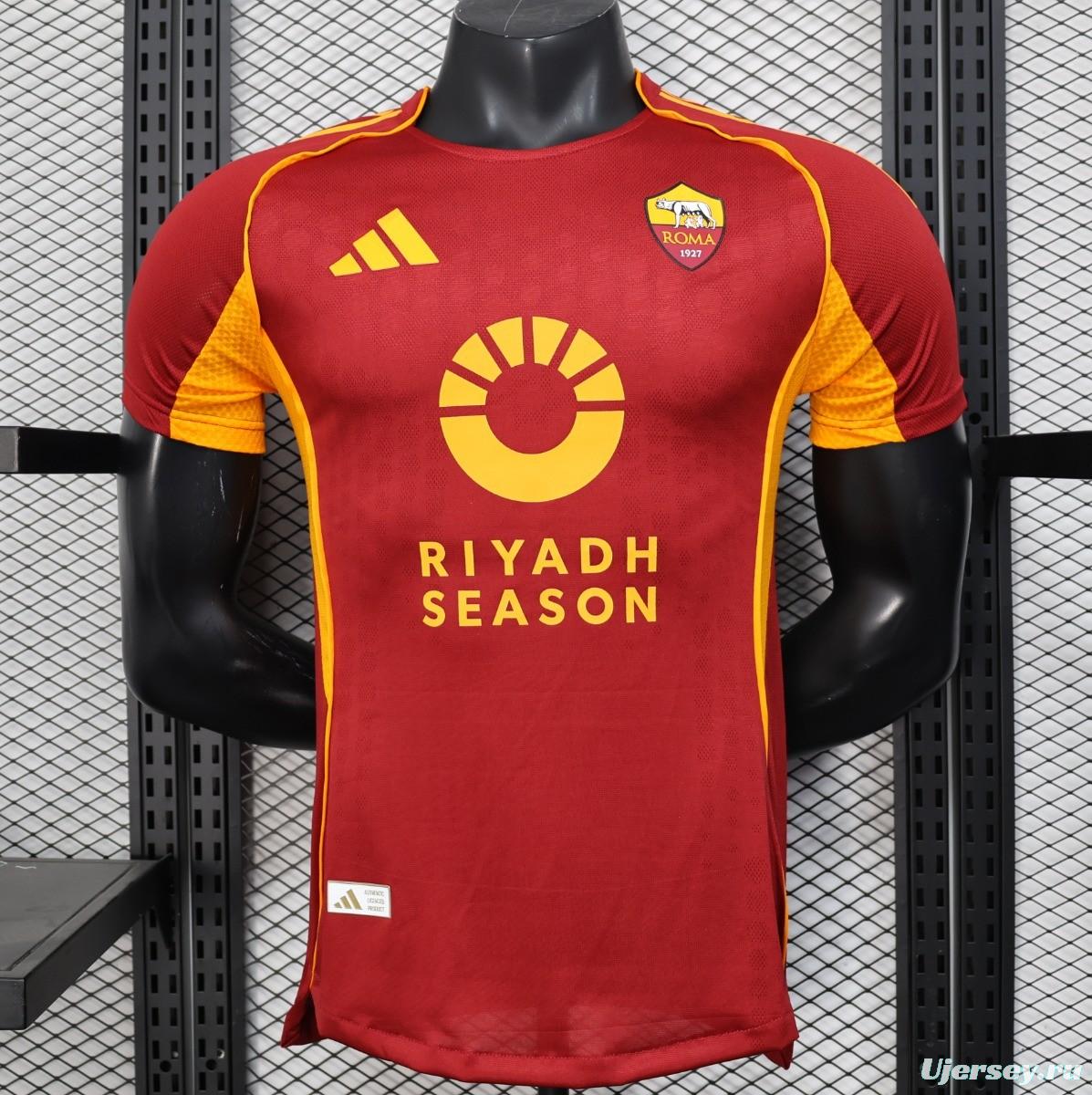 Player Version 25/26 Roma Home Jersey