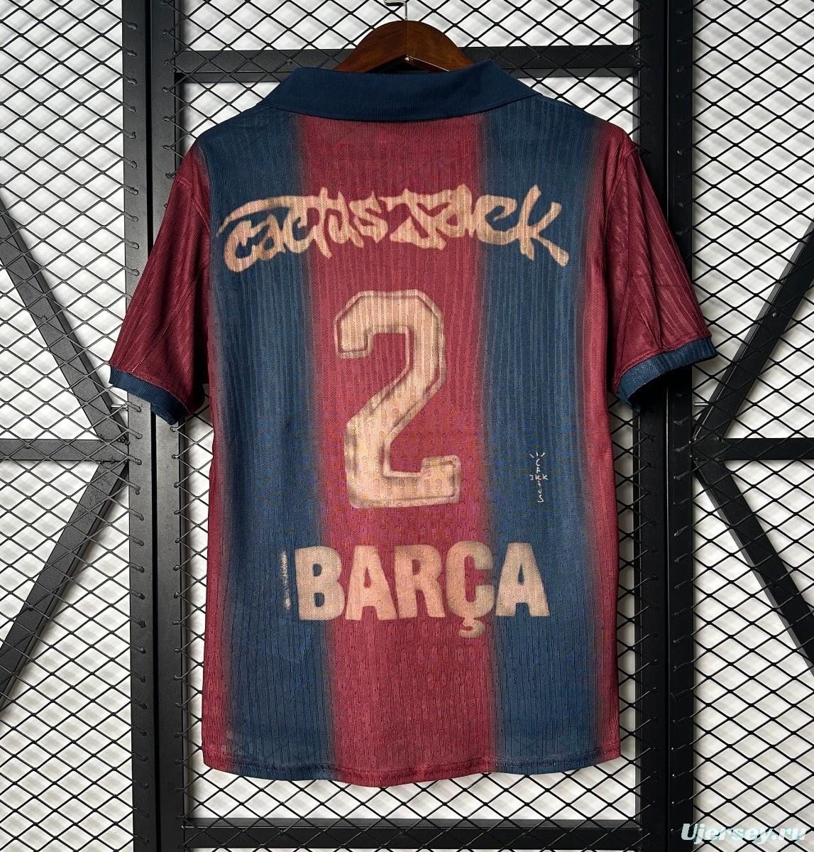 Player Version 25/26 Barcelona Travis Scott Special Jersey