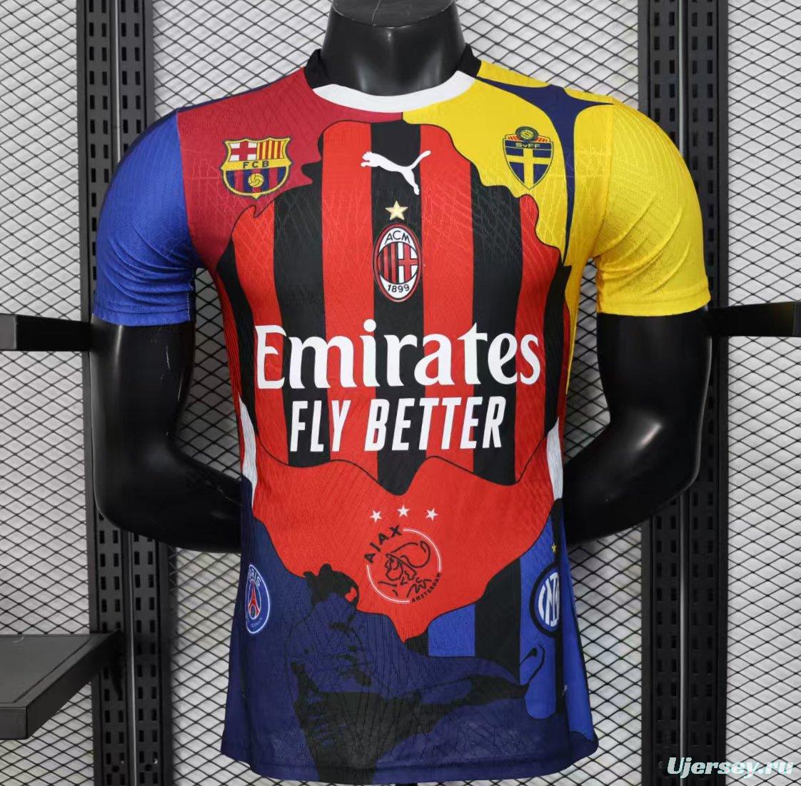 Player Version 25/26 AC Milan Ibrahimović Special Jersey