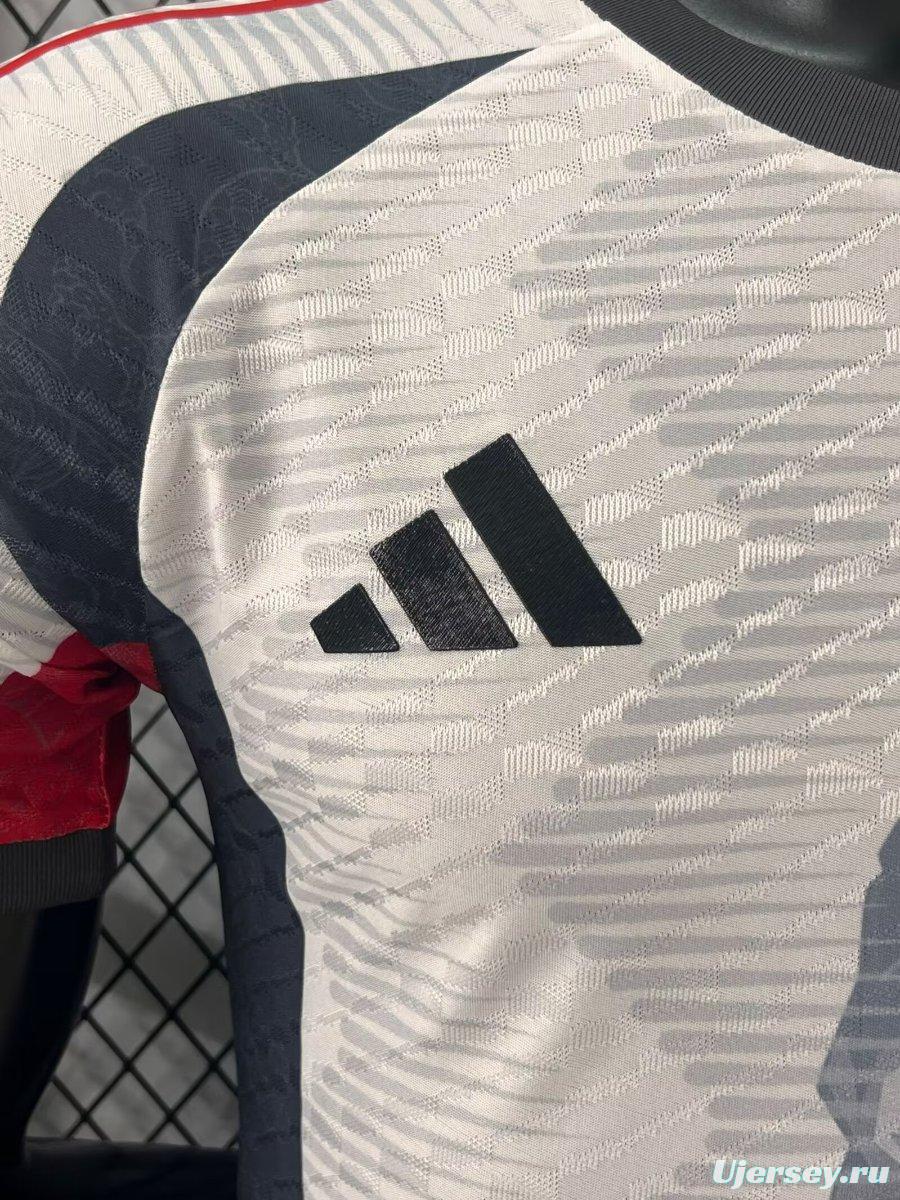 Player Version 2025 Mexico White with Aztec Warrior Jersey