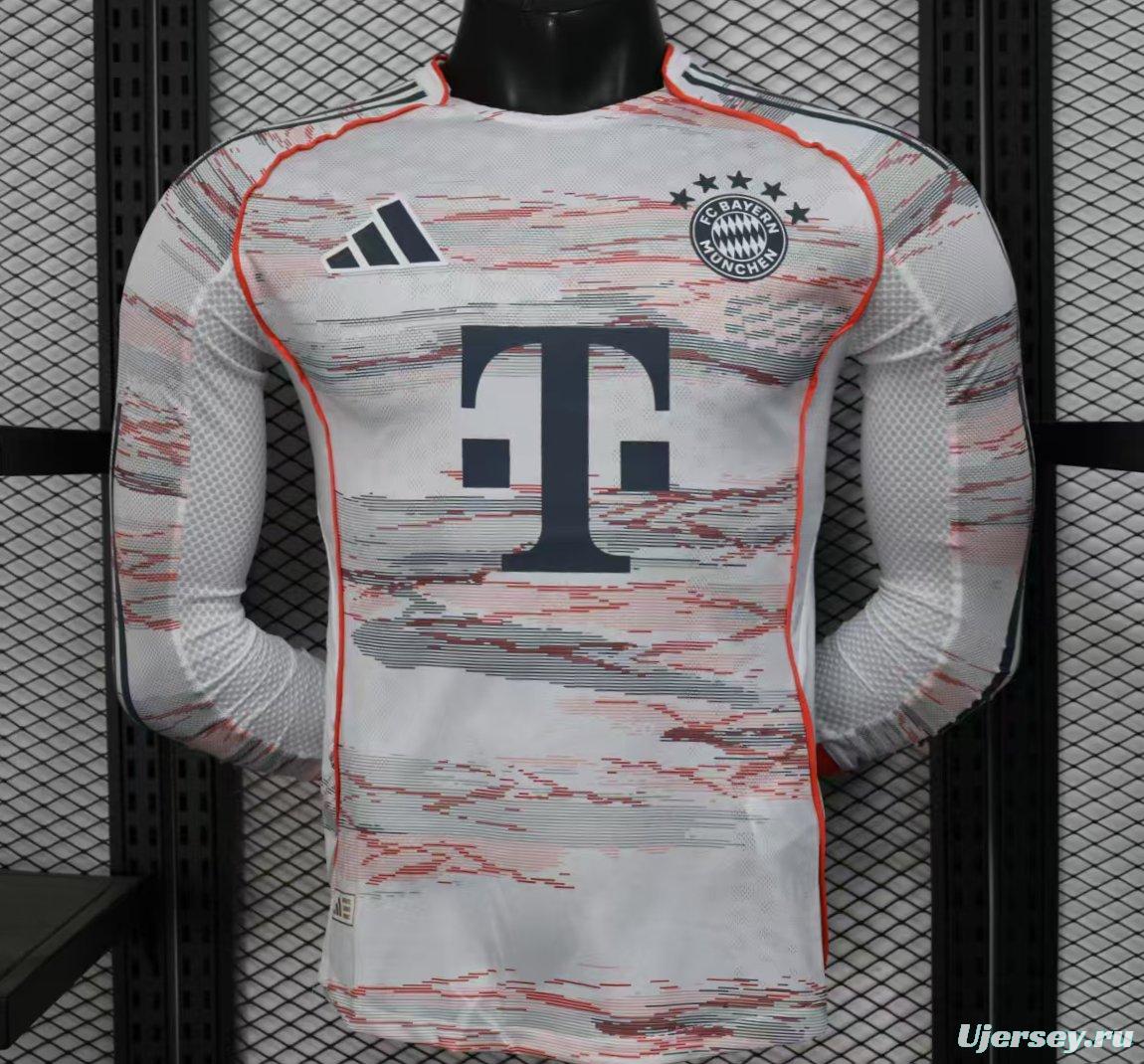 Player Version 25/26 Bayern Munich Away Long Sleeve Jersey