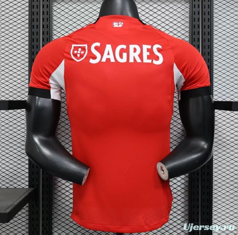 Player Version 25/26 Benfica Home Jersey