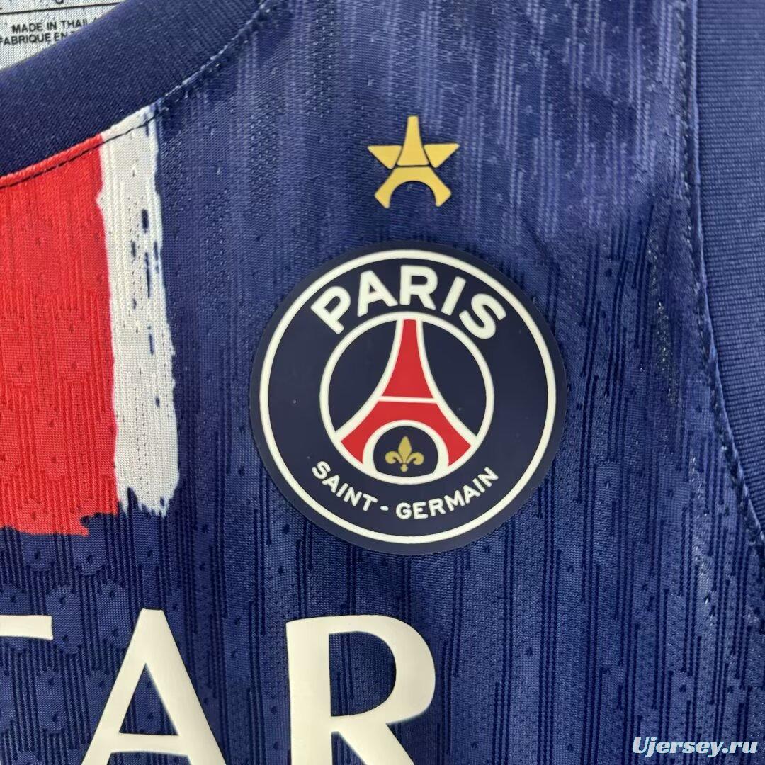 1 Star Women's 25/26 Paris Saint-Germain PSG Navy Blue  Athletic Tank Top