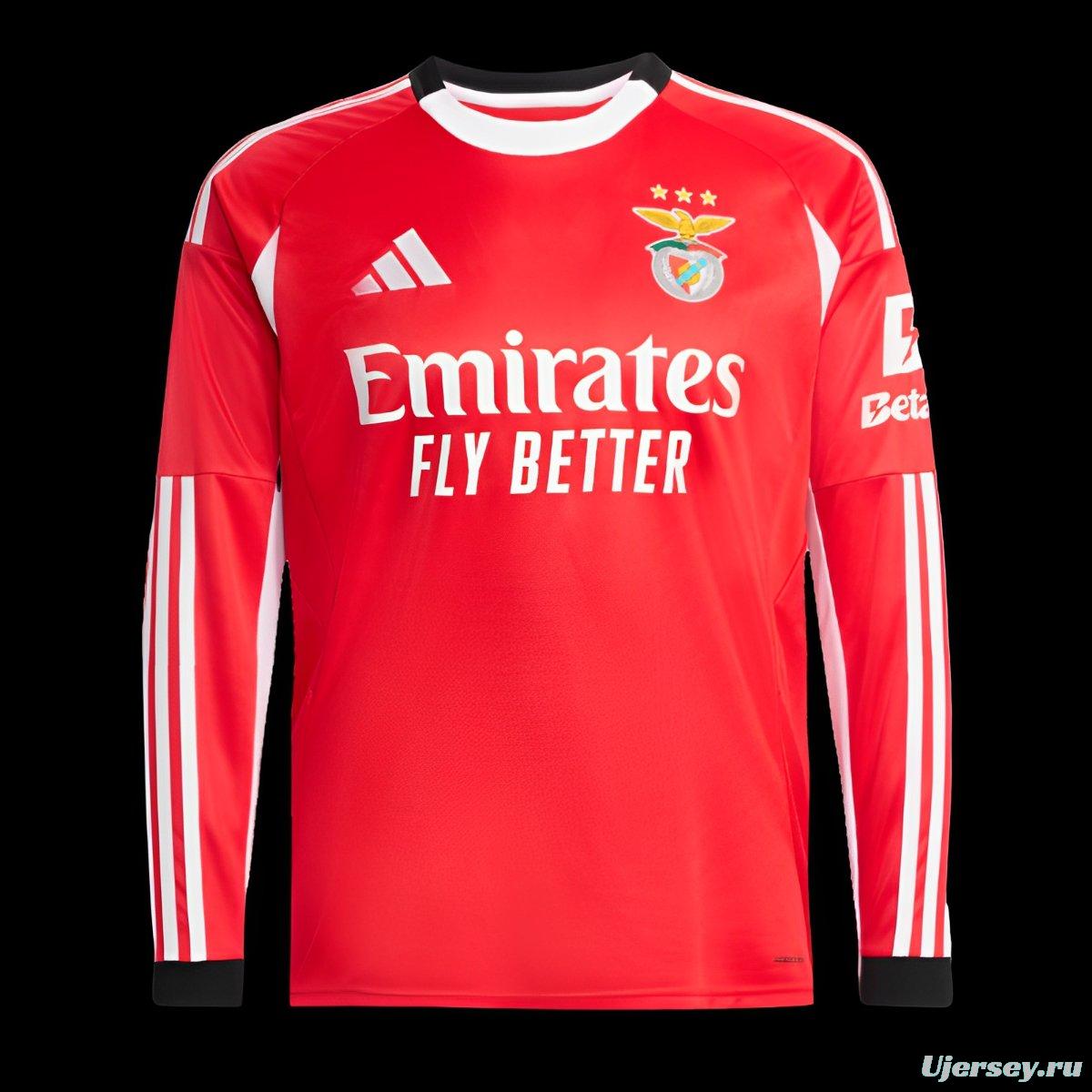 25/26 Benfica Home Long Sleeve Jersey