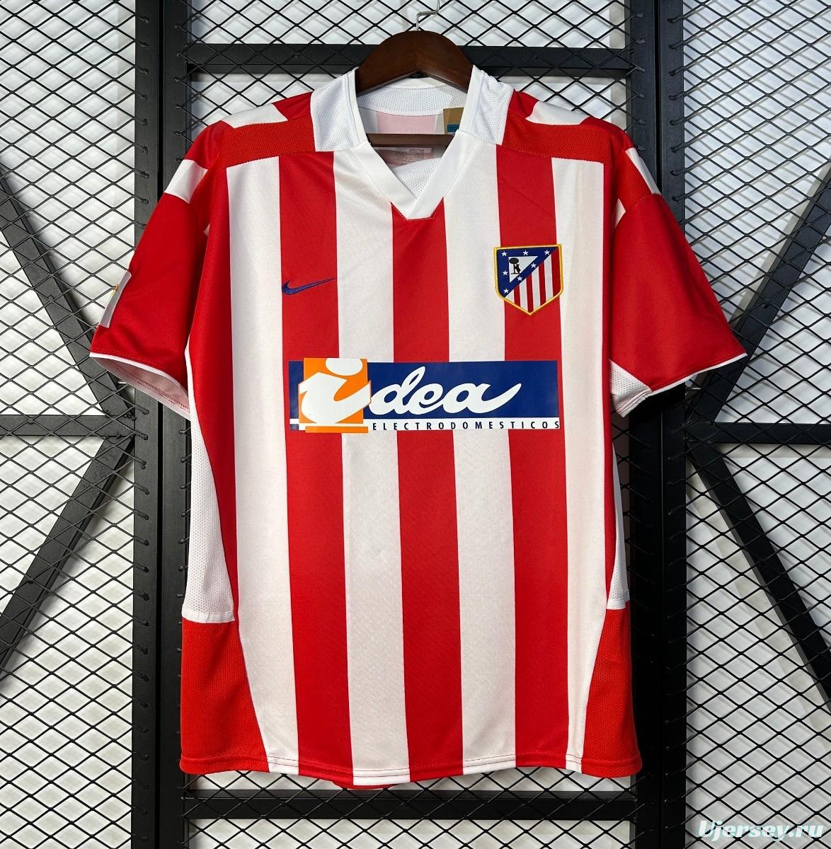 02/03 Retro Atletico Madrid Home Jersey