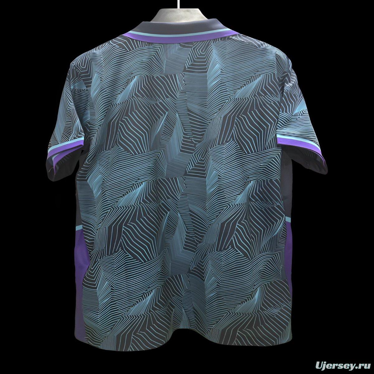 25/26 Tottenham Grey with Geometric Pattern Jersey