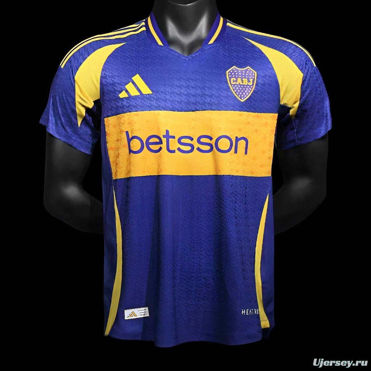 Player Version 25/26 Boca Juniors Blue/Yellow Special Jersey