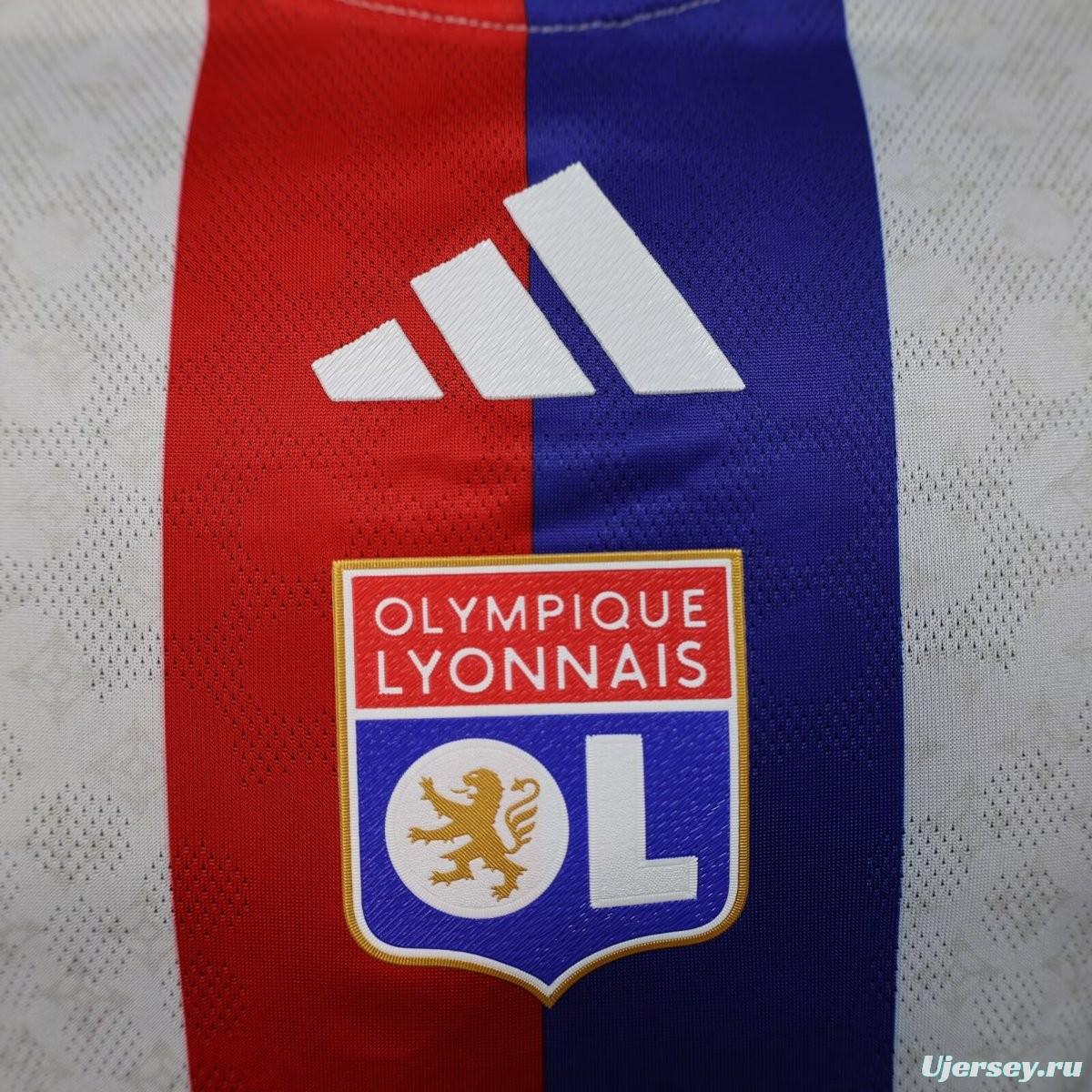 Player Version 25/26 Olympique Lyonnais Home Jersey