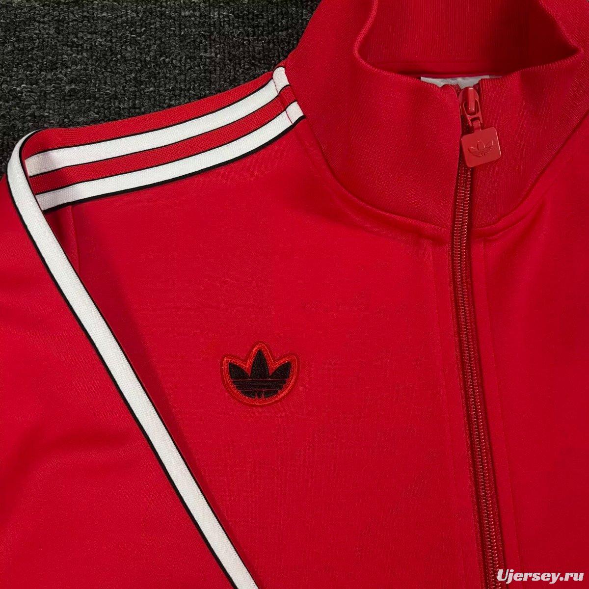 25/26 Benfica Red Full Zipper Tracksuit + Long Pants