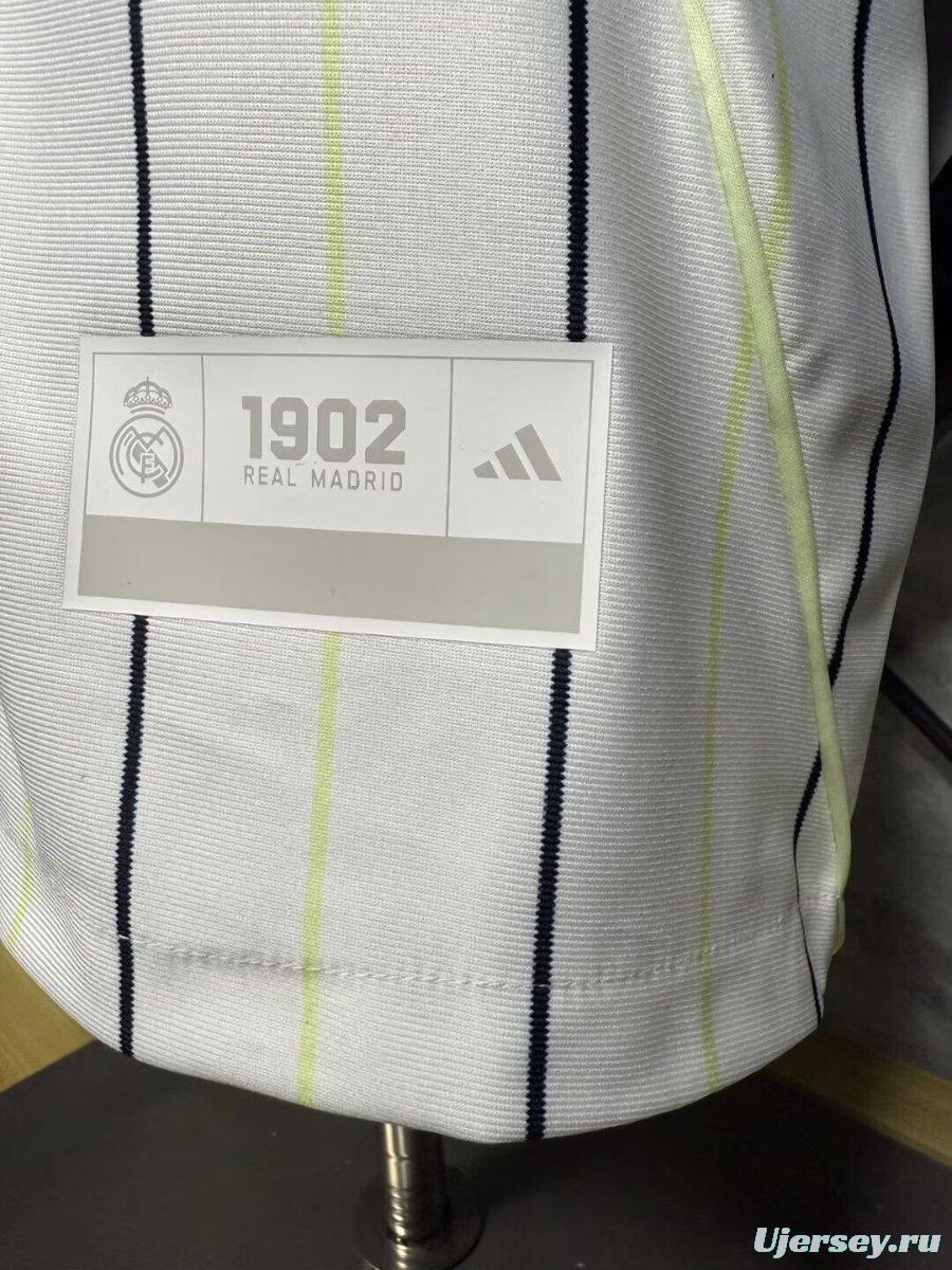 Player Version 25/26 Real Madrid US Pack Baseball Jersey