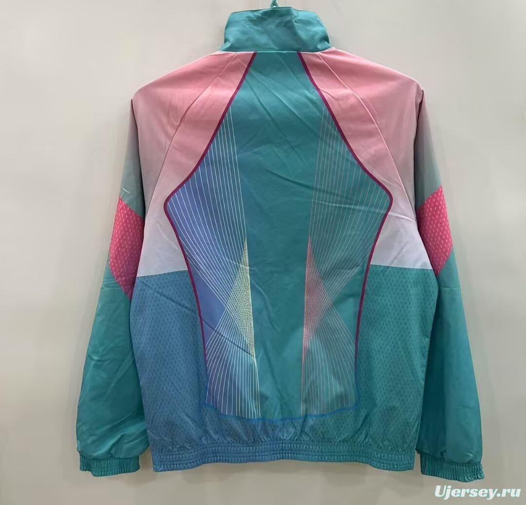 25/26 Barcelona Pink/Blue Reversible Windbreaker