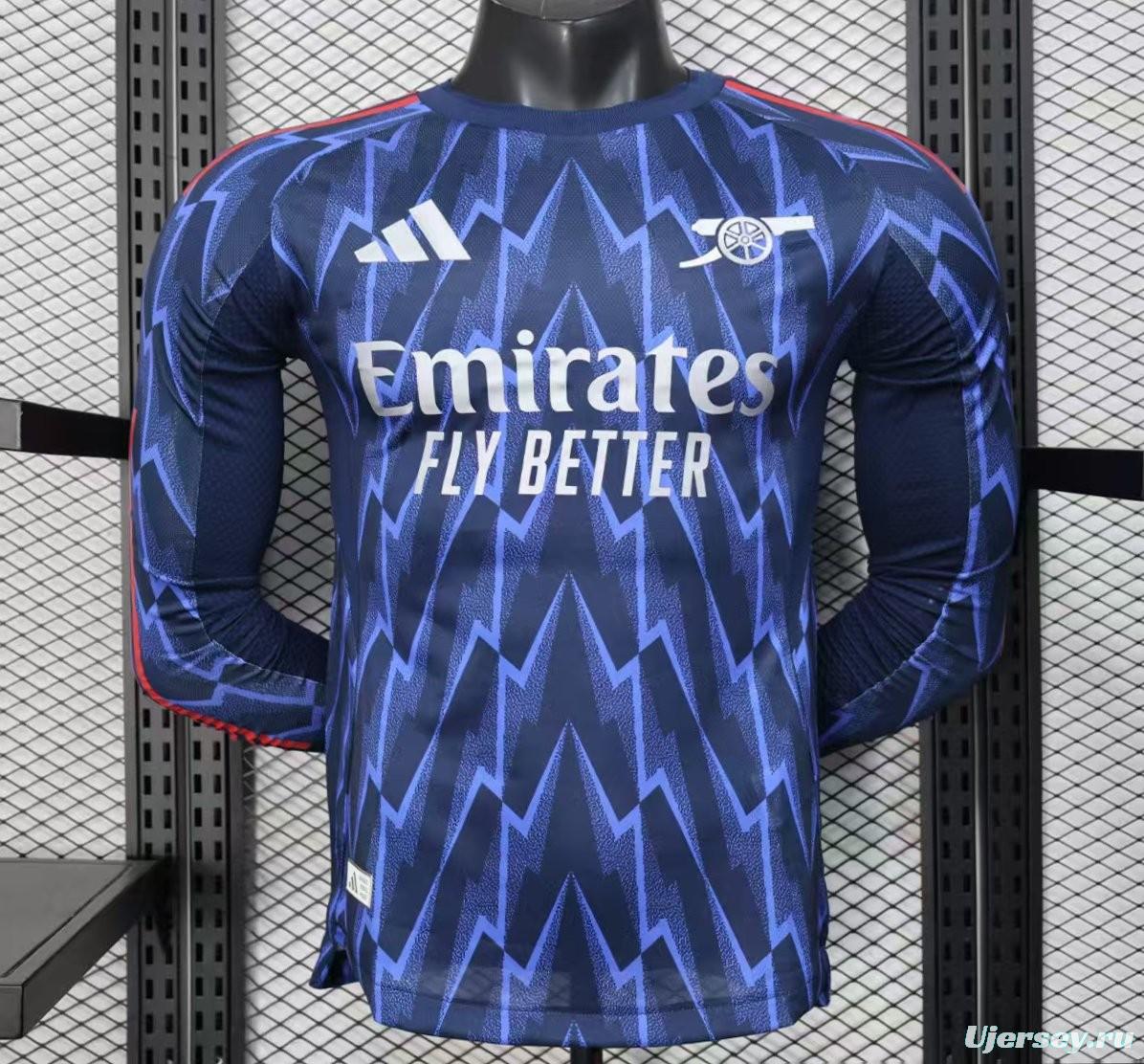 Player Version 25/26 Arsenal Away Long Sleeve Jersey