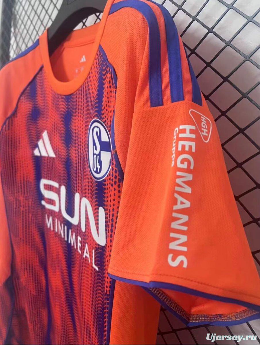 25/26 Schalke 04 Third Orange Jersey