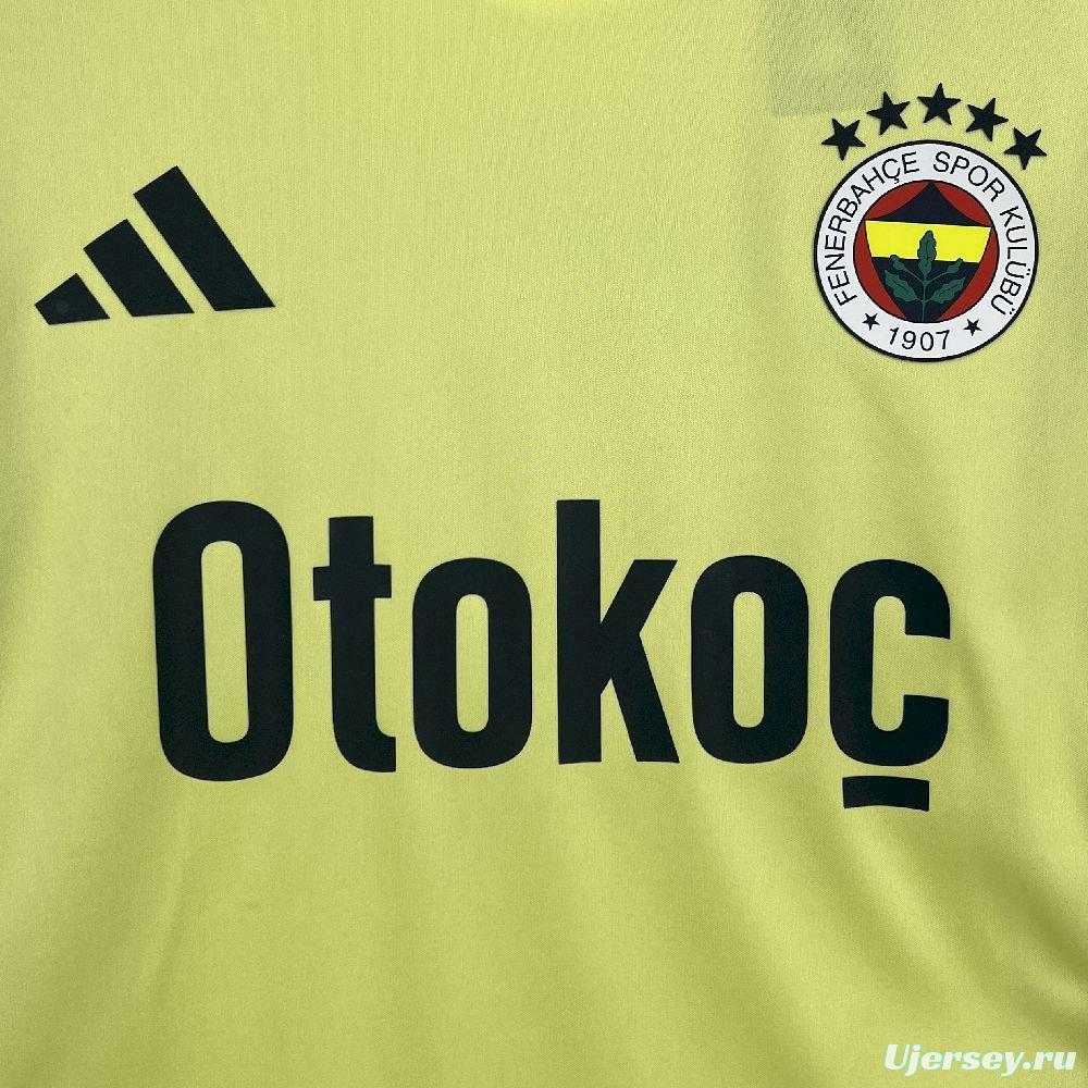 25/26 Fenerbahce Away Yellow Jersey