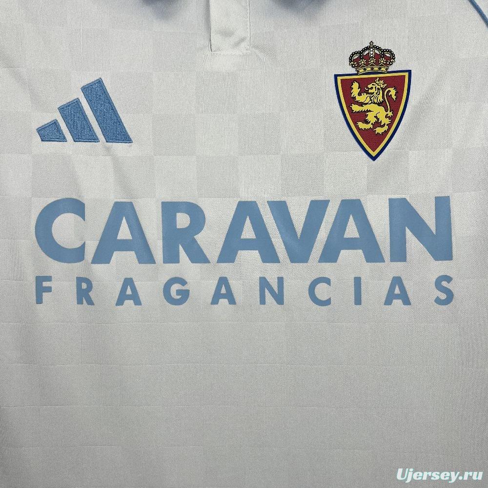25/26 Real Zaragoza Home Jersey