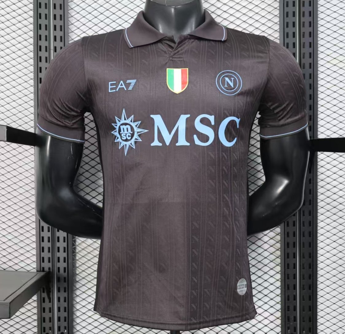 Player Version 25/26 Napoli Third Black Jersey