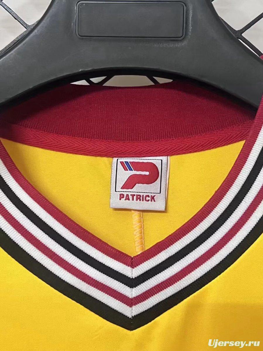 Retro 86/87 Sunderland Patrick Third Yellow Jersey