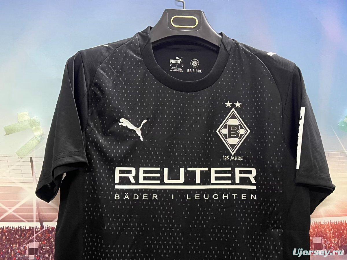 25/26 Borussia Monchengladbach Third Black Jersey