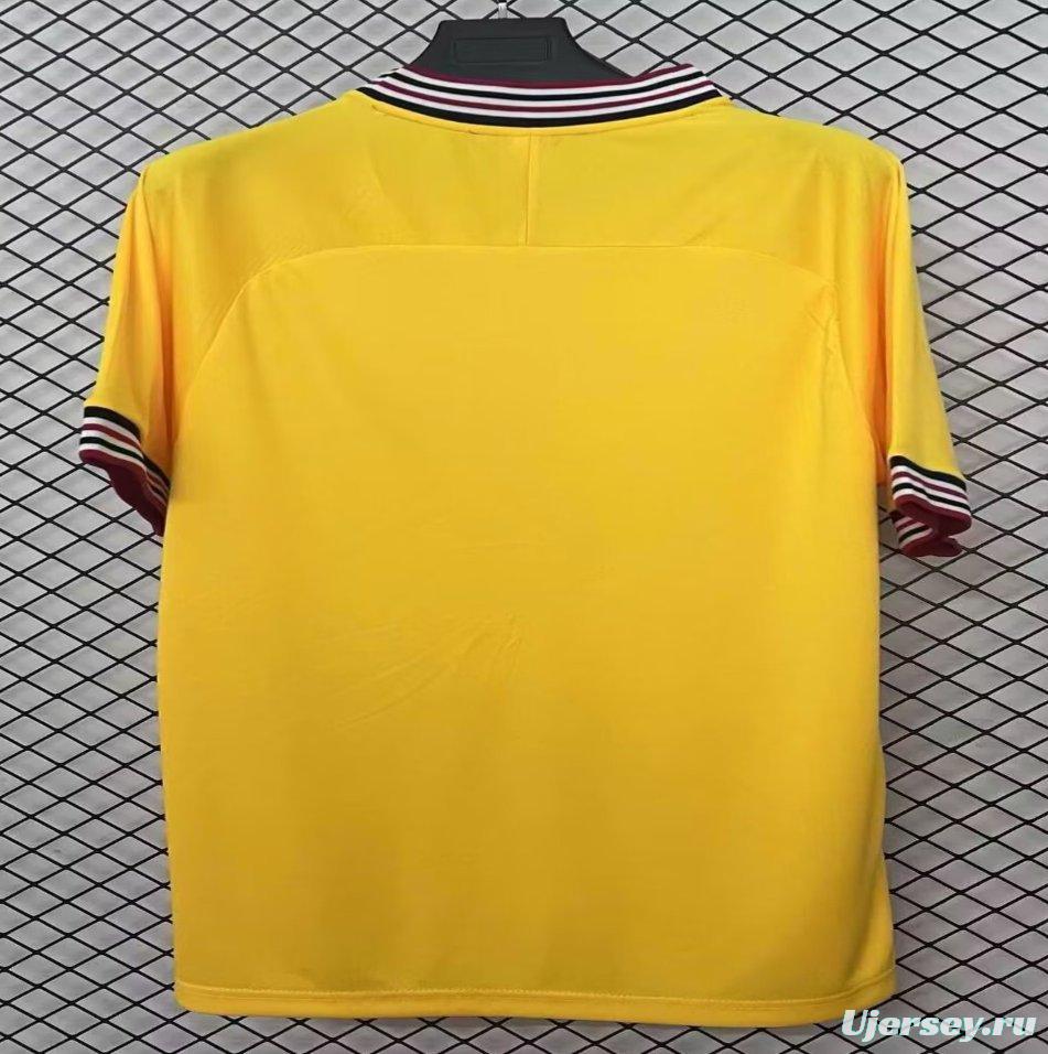 Retro 86/87 Sunderland Patrick Third Yellow Jersey