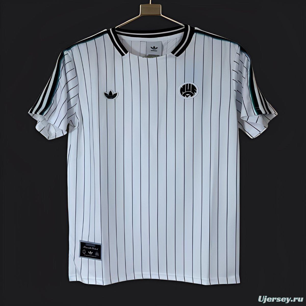 25/26 Newcastle United Adidas Original White Terrace Icons Jersey