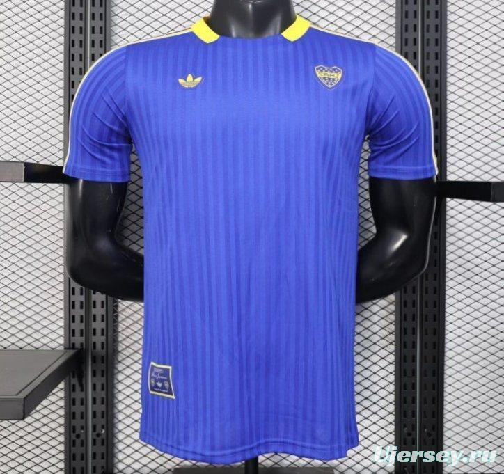 Player Version 25/26 Boca Juniors Adidas Original Terrace Icons Blue Jersey