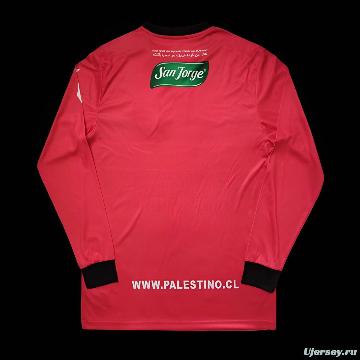 Retro 22/23 Palestino CD Long Sleeve RED Jersey