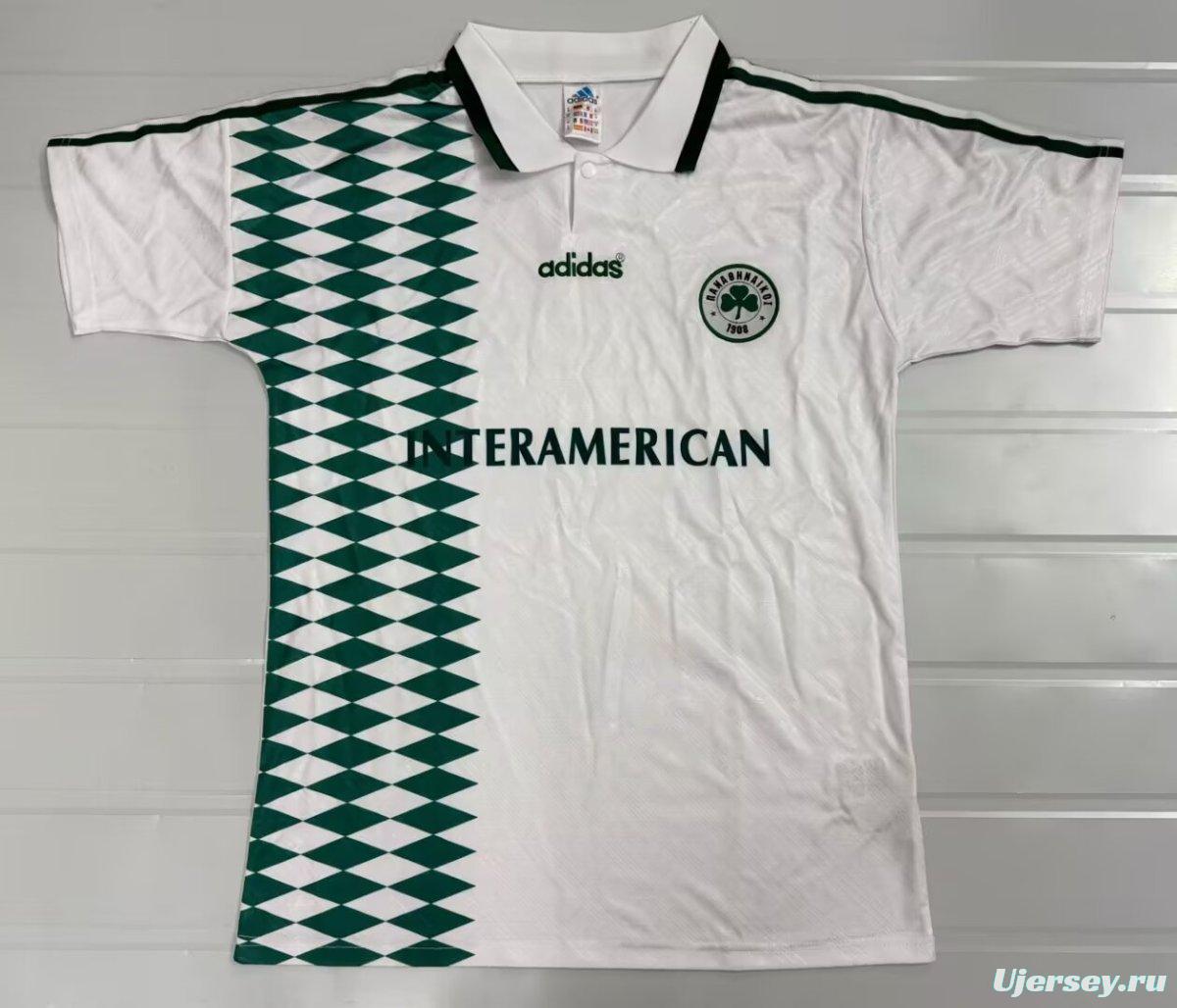 Retro 95/96 Panathinaikos Away Jersey