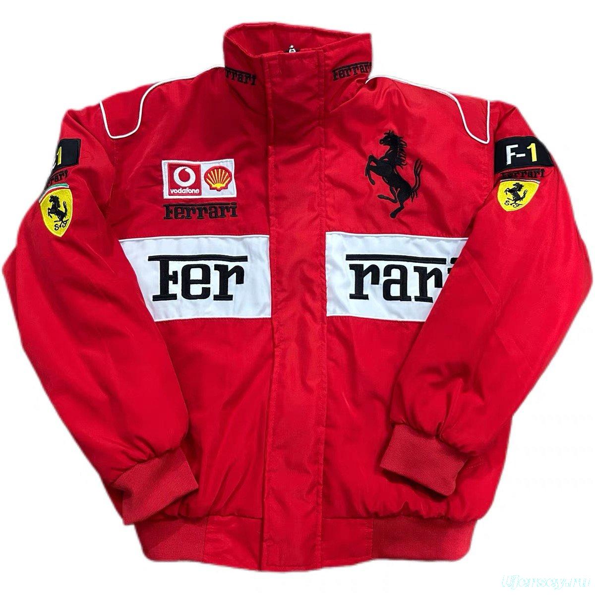 2025 New Adult F1 MOTO Jacket Ebroidered Cotton Padded F 1 Racing Jacket