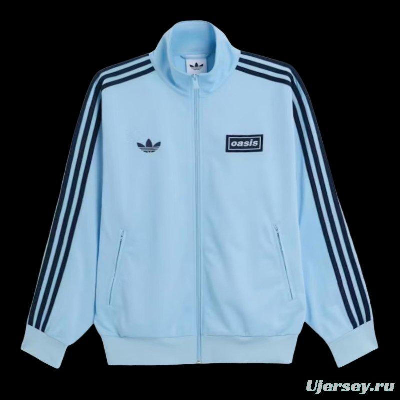 adidas x Oasis Tour Firebird Track Top Clear Sky