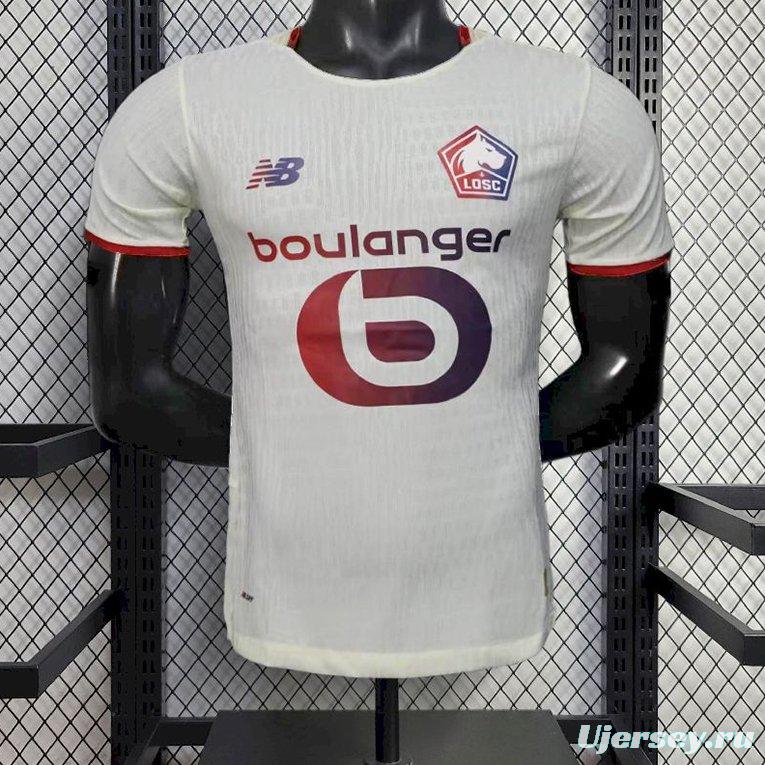 2025/26 Player Version Mens Lille OSC Away Jersey