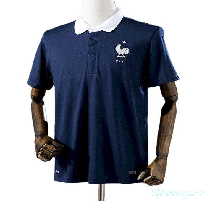 2014 Retro France Home Jersey