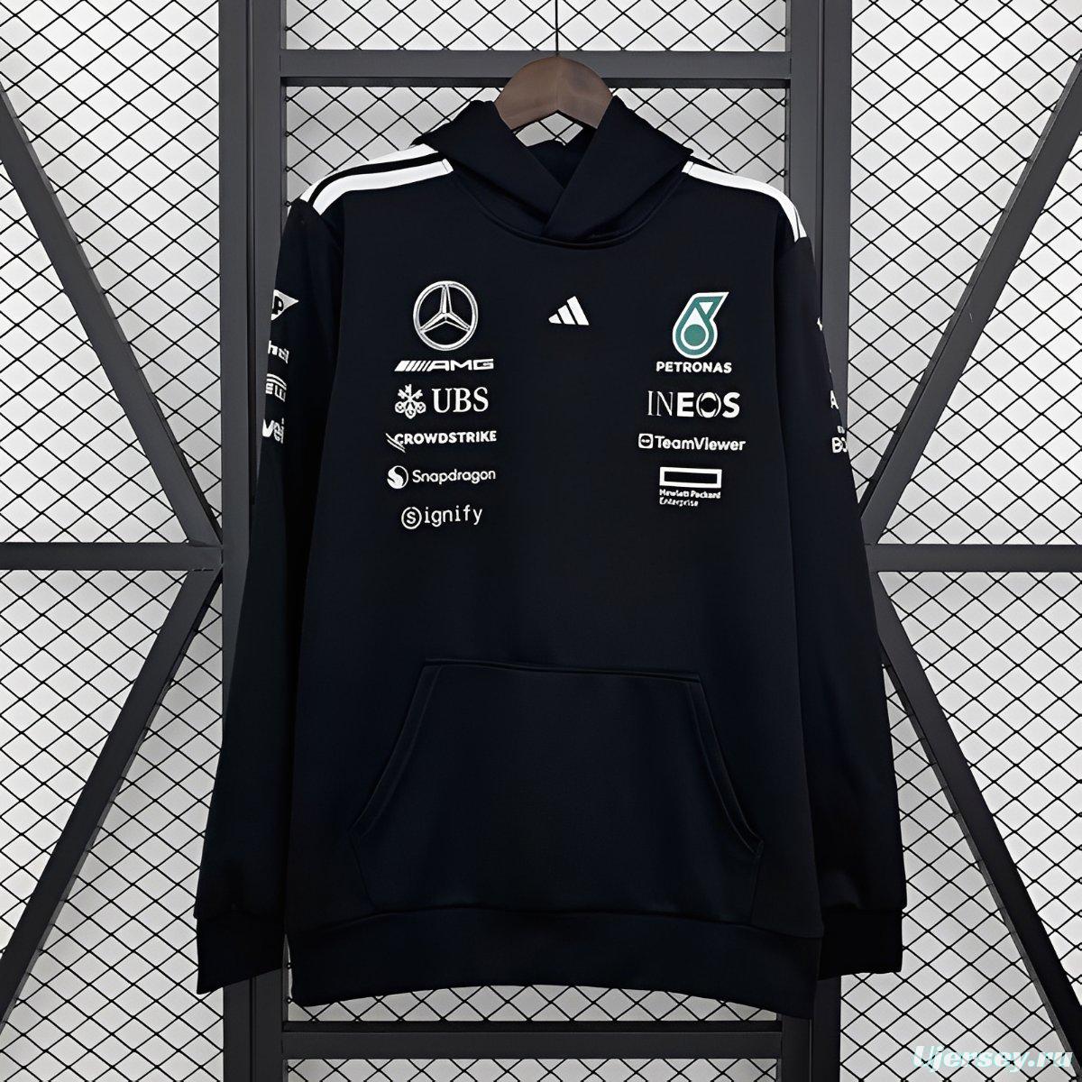 2026 F1 Mercedes-AMG Petronas F1 Team Black Hoodie