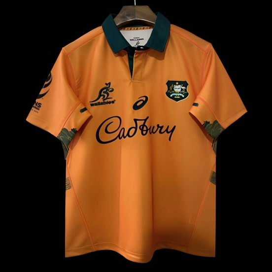 2026 Australia Wallabies Gold with Green Accents Jersey