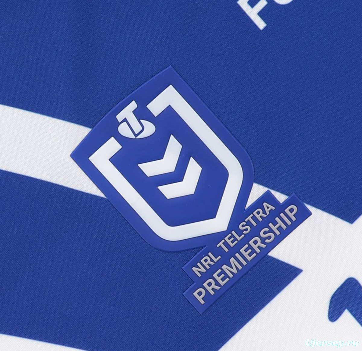 25/26 Canterbury-Bankstown Bulldogs White with Blue Shoulders Away Jersey