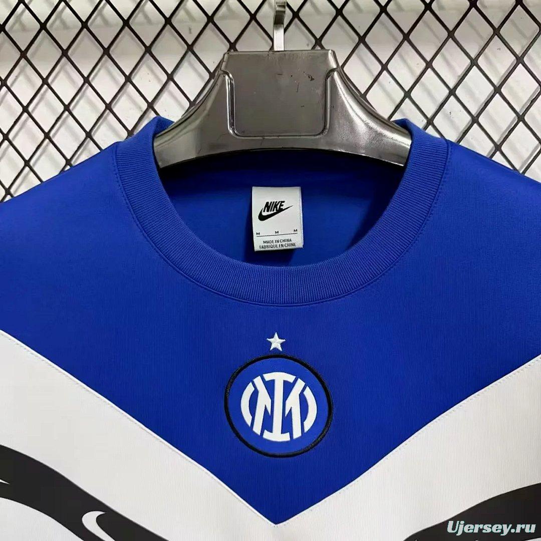 25/26 Inter Milan Blue Long Sleeve Training Top