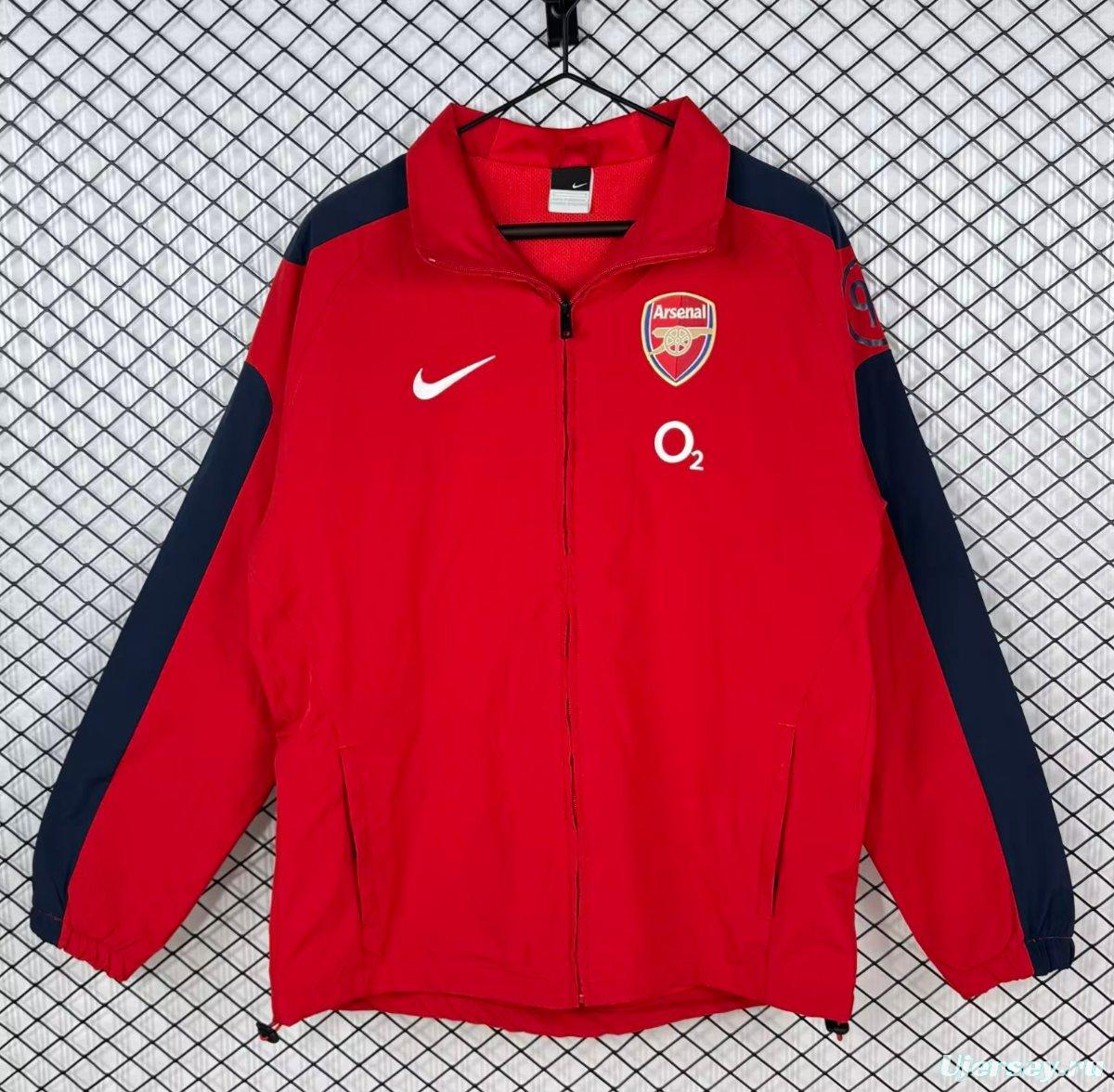 Retro 04/05 Arsenal Home Red Windbreaker