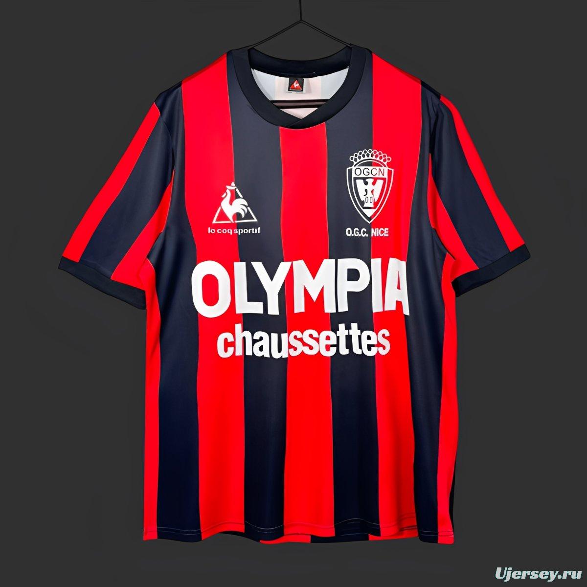 Retro 77/78 OGC Nice Michael Jackson Home Jersey