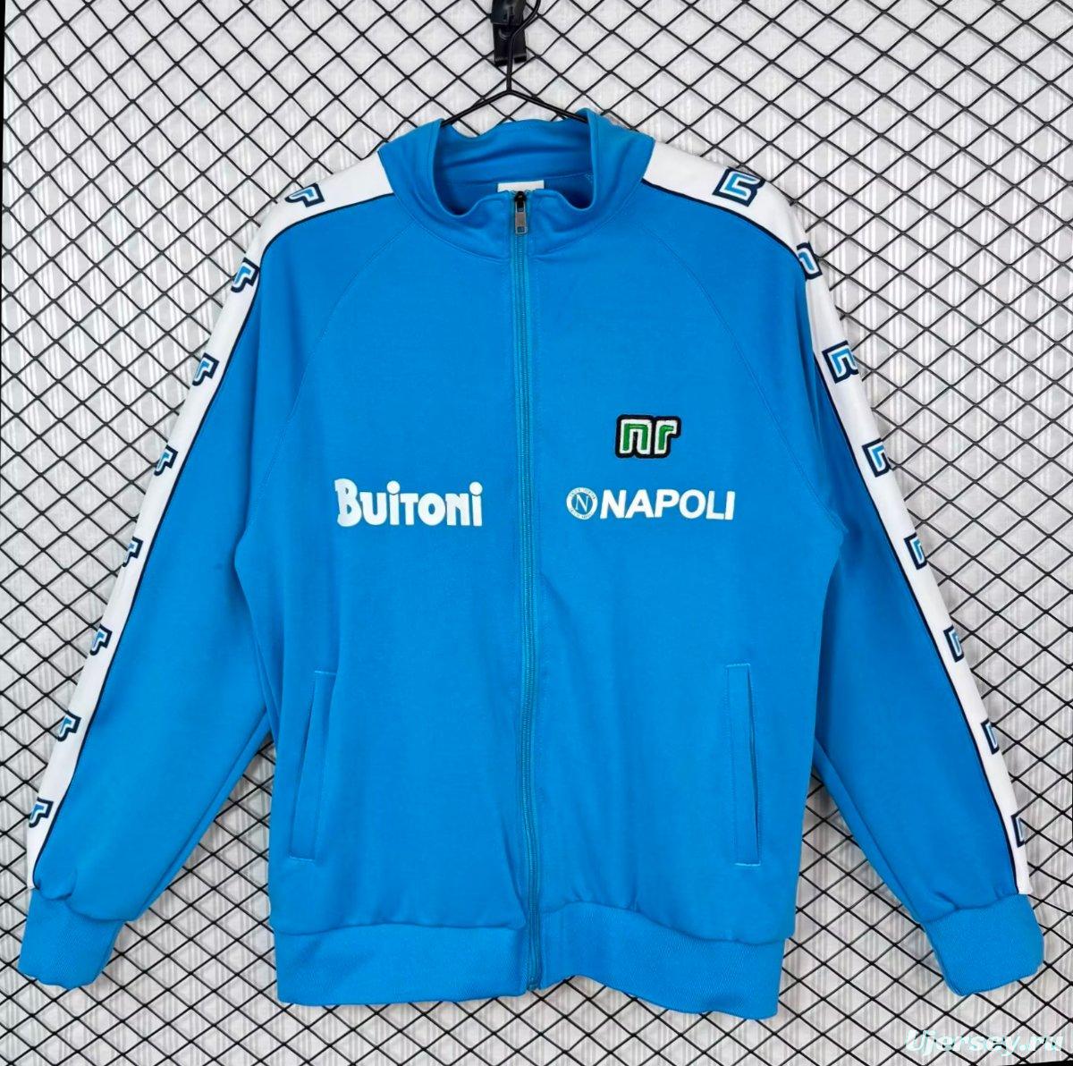 Retro 87/88 Napoli Home Full Zipper Jacket