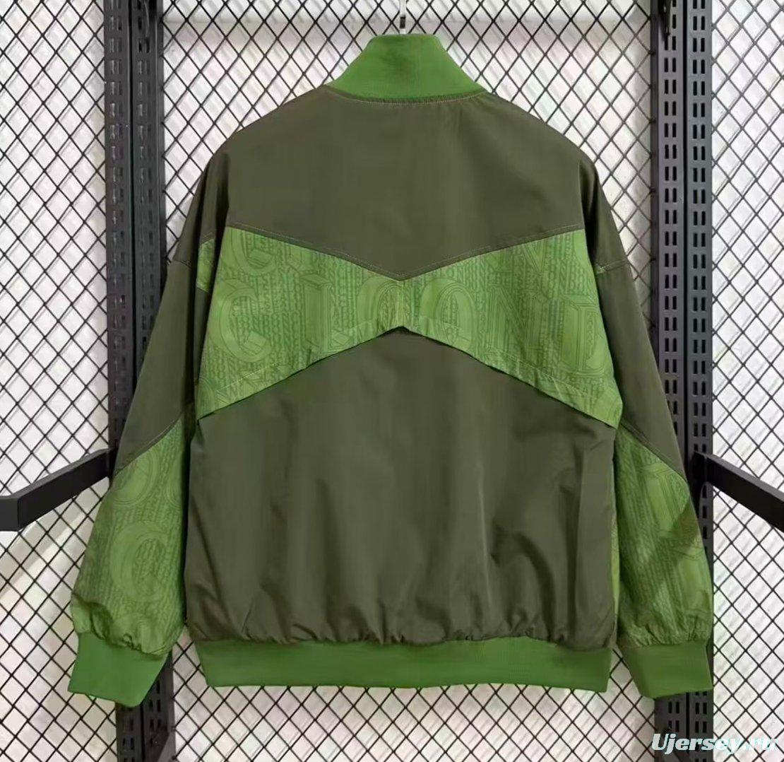 25/26 Chelsea  Green  Full Zipper Windbreaker