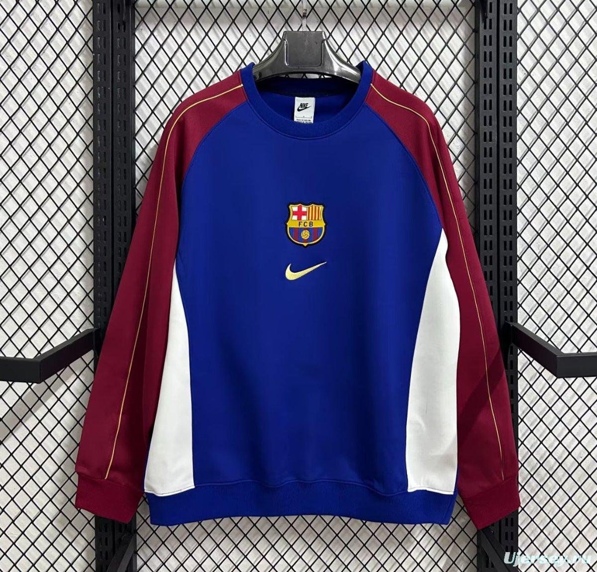 25/26 Barcelona Blue/Wine/White Sweater