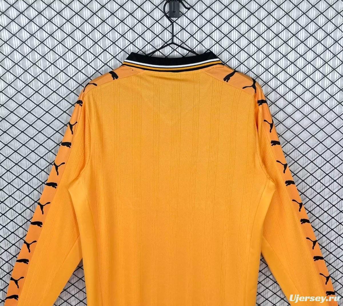 Retro 98/99 Wolverhampton Wanderers Home Long Sleeve Jersey