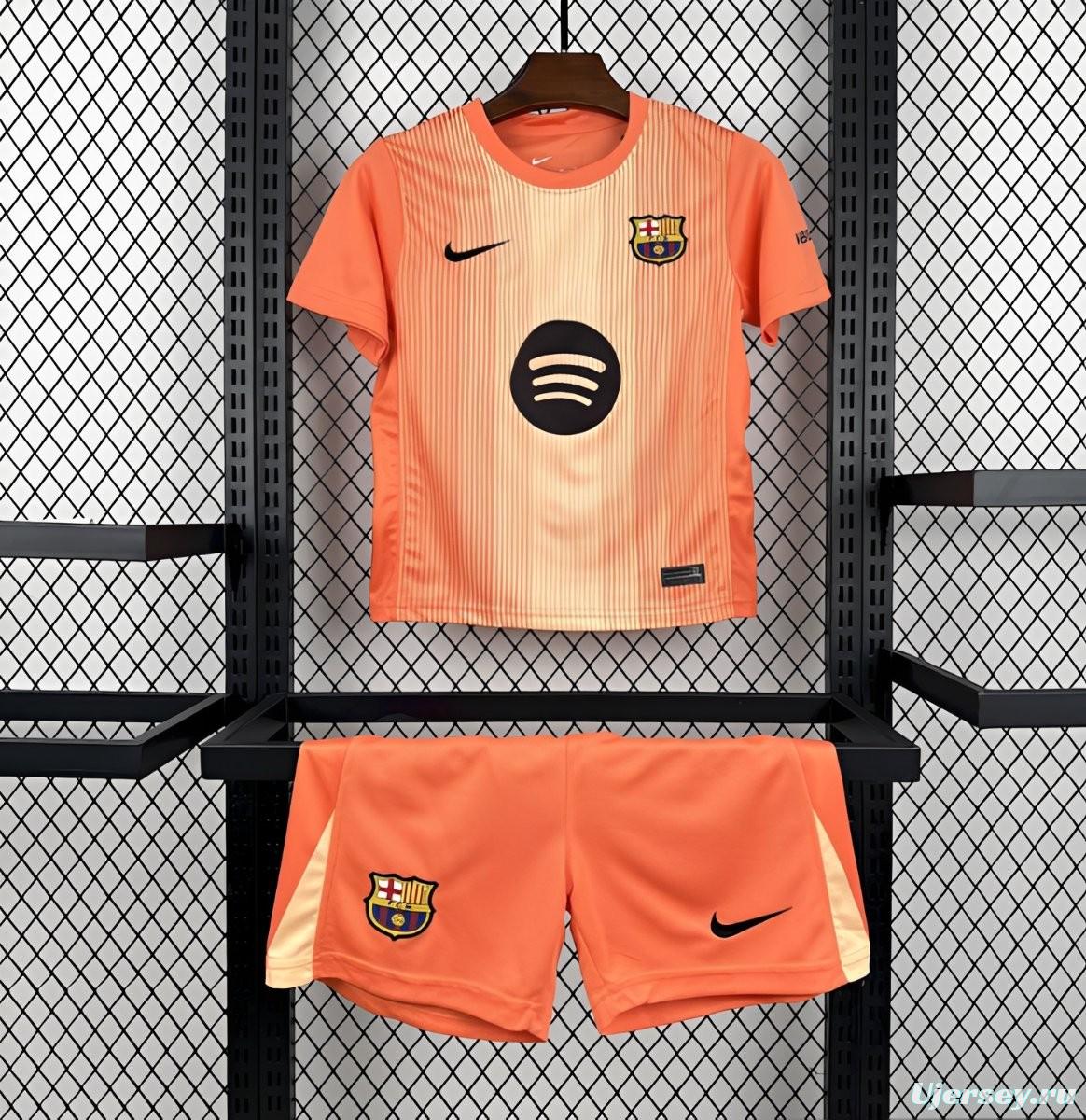 2025/26 Kids Barcelona Goalkeeper Kit