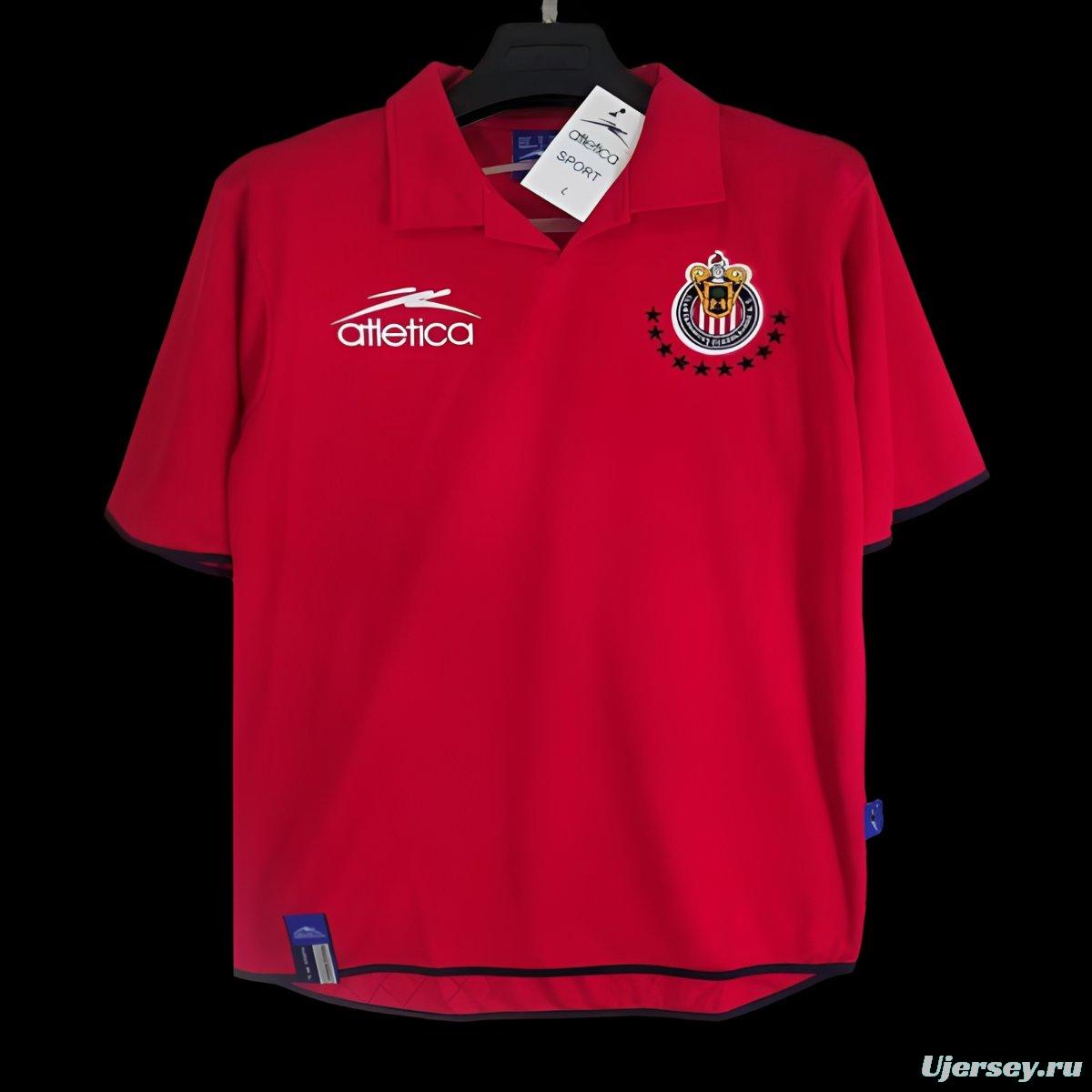 Retro 03/04 Chivas Guadalajara Third Red Jersey