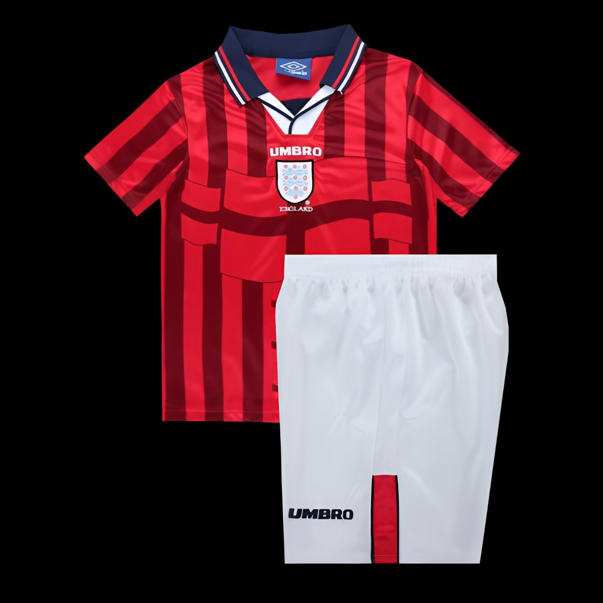 Retro Kids 1998 England Away Jersey