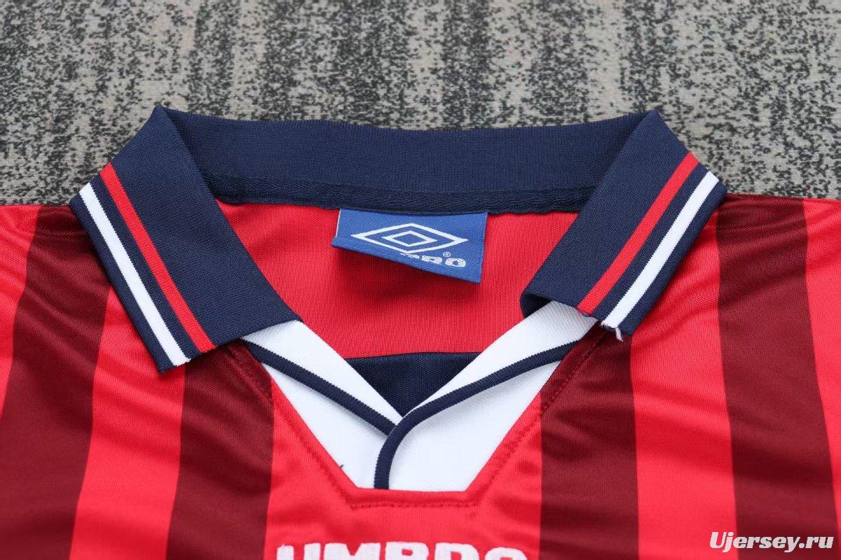 Retro Kids 1998 England Away Jersey