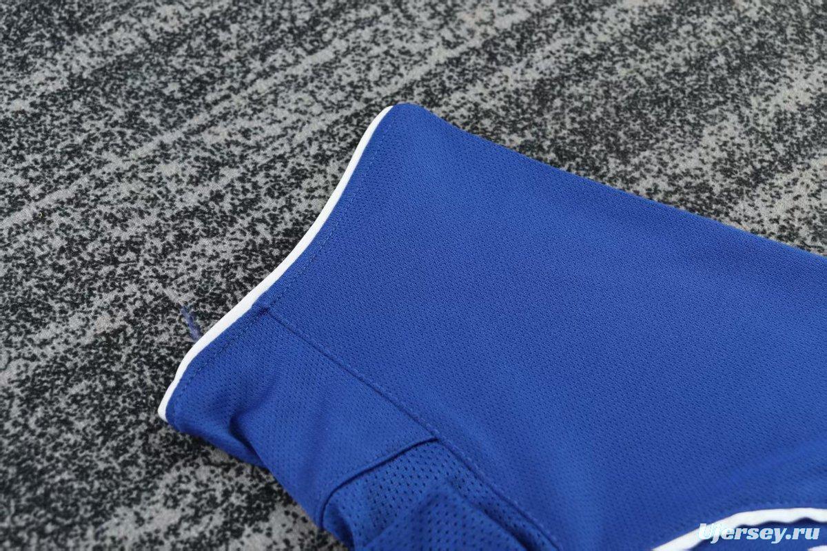 Retro Kids 2004 Brazil Away Blue Jersey