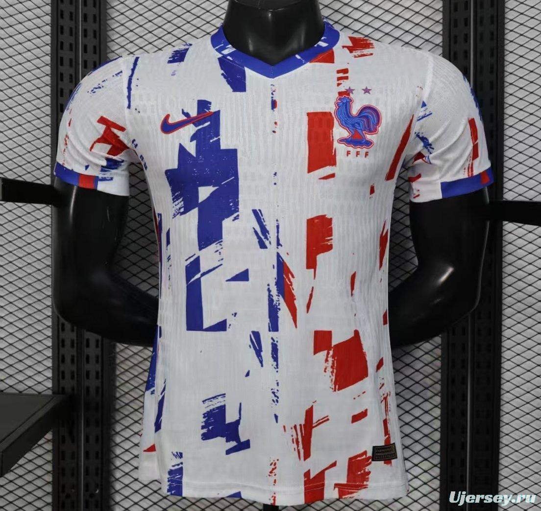 2026 Player Version France White with Blue and Red Brushstrokes
Special Edition Jersey